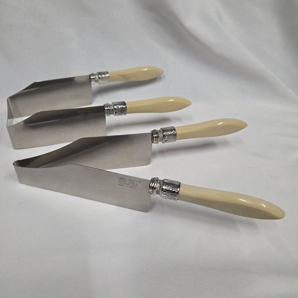 VTG~ KAKE KUT'R~Cake Pie Slicer/Cutter/Server ~Stainless Steel~ Square~ Wedge